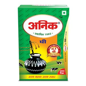 Anik Ghee 500 ml Pack Tetra pack