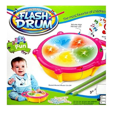 Sale Point Toys & Gifts Presents: RPC99® Musical Flash Drum – Light Up Their World!