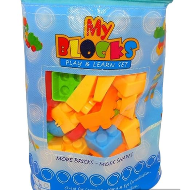 Sale Point Toys & Gifts Presents: KRIREEN Learning Blocks (70 Pcs) – Build, Play, and Learn!