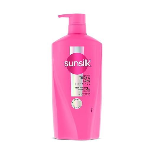 Sunsilk Pink Shampoo 650ML (Hair Fall Control & Smoothening Shampoo for Soft, Shiny Hair)