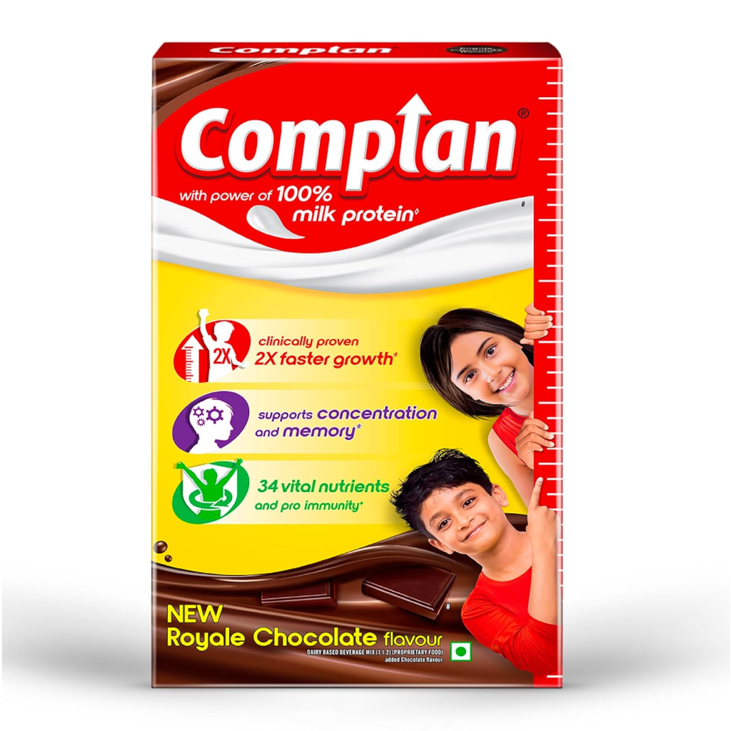 Complan Milk Protein Chocolate 1KG (Nutritional Health Drink Powder, Protein-Rich Supplement for Children & Adults)