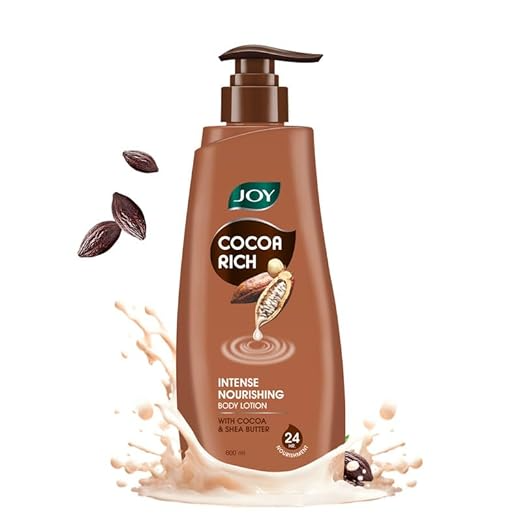 Joy Cocoa Rich Body Lotion 600ML (Deep Moisturizing & Nourishing Lotion with Cocoa Butter for Soft, Smooth Skin)