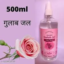 Gulab Jal No.1 Rose Water 500ML (Pure & Natural Rose Water for Skin, Hair, and Cooking)