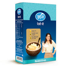 Gyan Desi Cow Ghee 1 Litre (Pure Cow Ghee, Traditional Bilona Style, Rich Aroma for Cooking & Sweets)