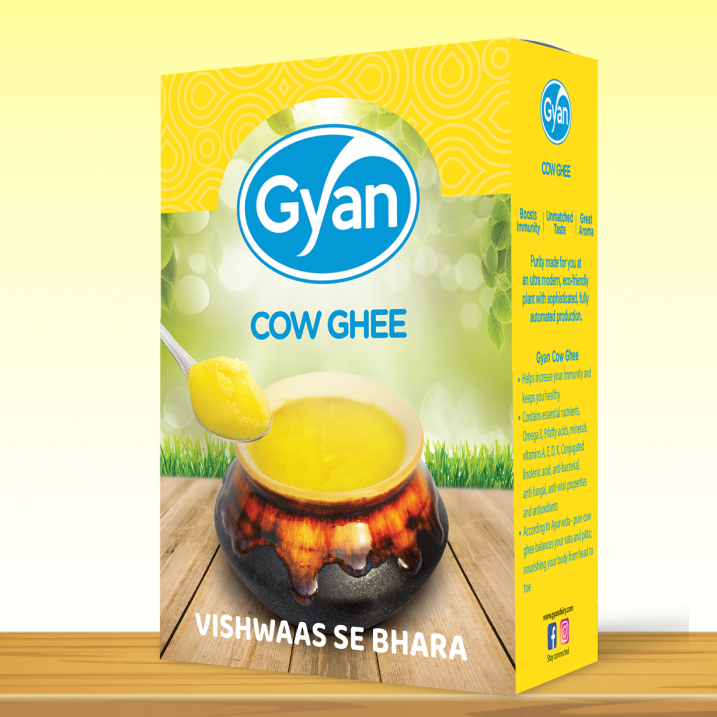 GYAN GHEE 1 Litre Tin – Premium Pure Desi Ghee, Rich Aroma & Authentic Taste