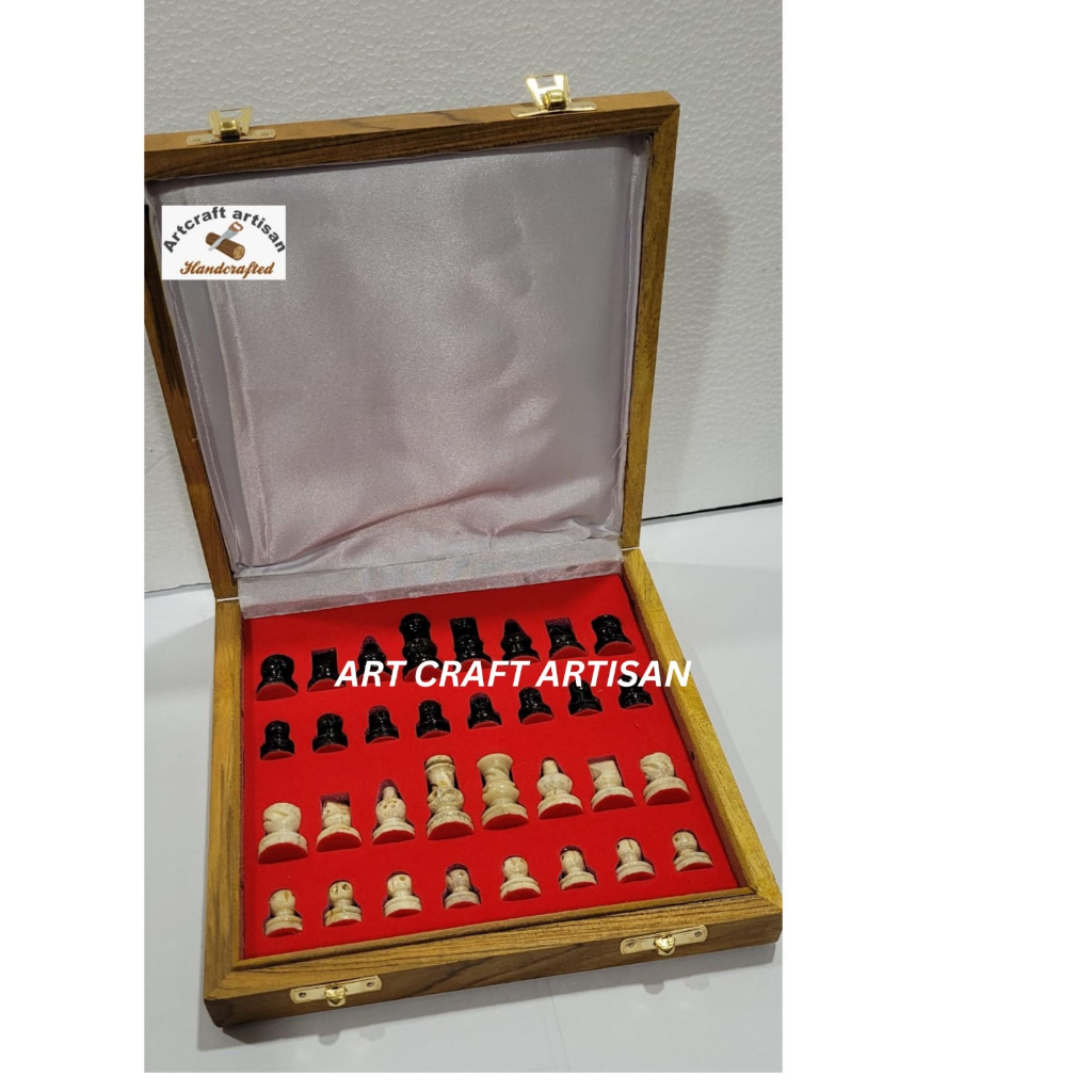 Stone Chess Board Set 8'' inch