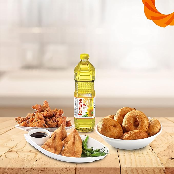 Set of 12 || Fortune Refined Sunflower Oil, Bottle 840 gm