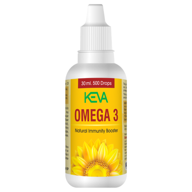 KEVA Omega 3 Drops – Essential Fatty Acids for Heart, Brain & Joint Health (30 ml)
