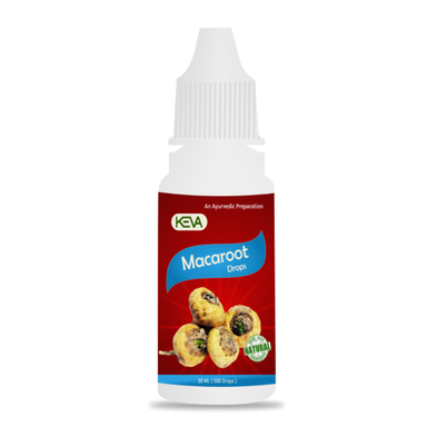 KEVA Macaroot Drops – Natural Energy, Stamina & Vitality Support Formula (30 ml)